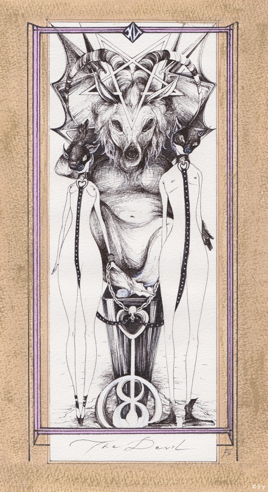 【原画作品】Graceful Tarot 15.悪魔(The Devil)