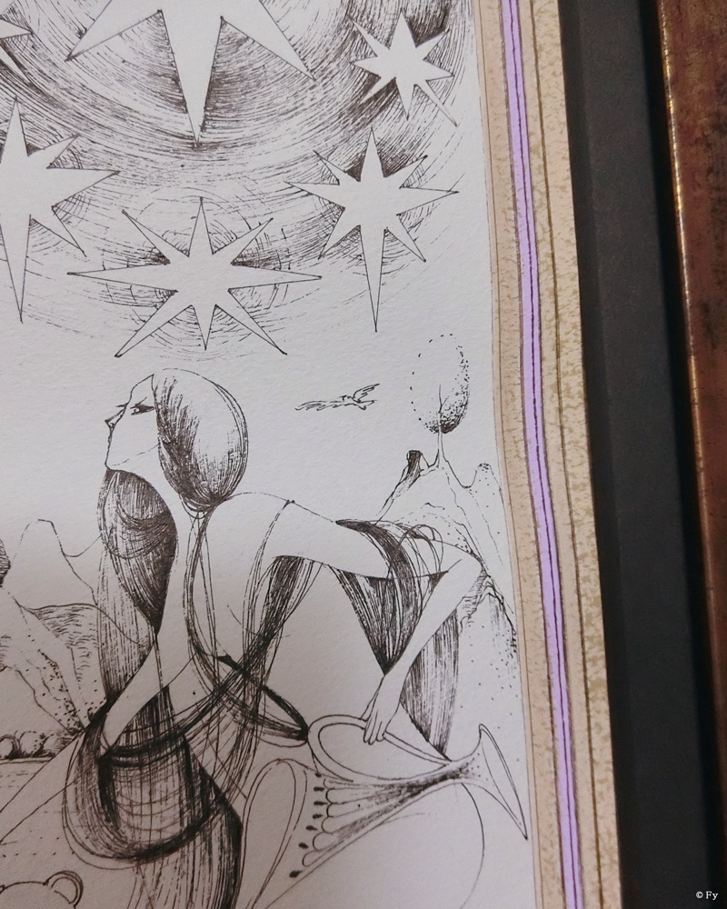 【原画作品】Graceful Tarot 17.星(The Star)