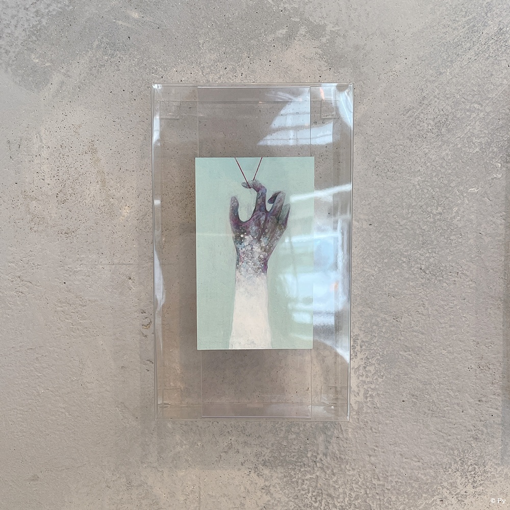 「ex libris - your spirit in the tiny mirror」 4:雄弁な手のうち