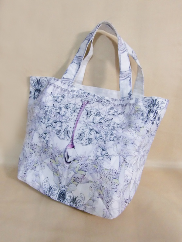 トートバッグ(Original Cloth【gray+lace】)