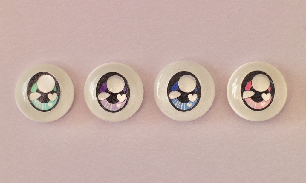 【20mm相当 レジンアイ】レトロキュート 全4色