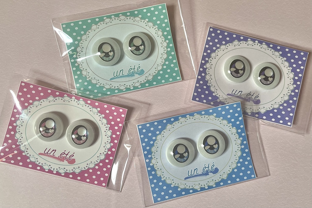 【20mm相当 レジンアイ】レトロキュート 全4色