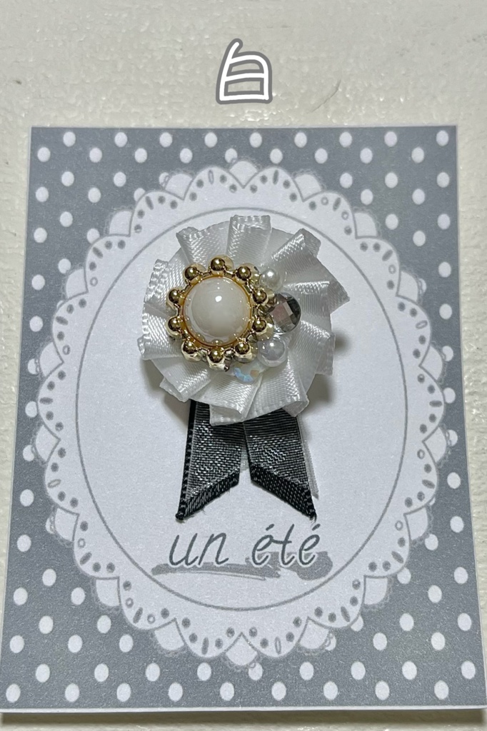 10cm〜ぬい・ドール用ロゼットブローチ