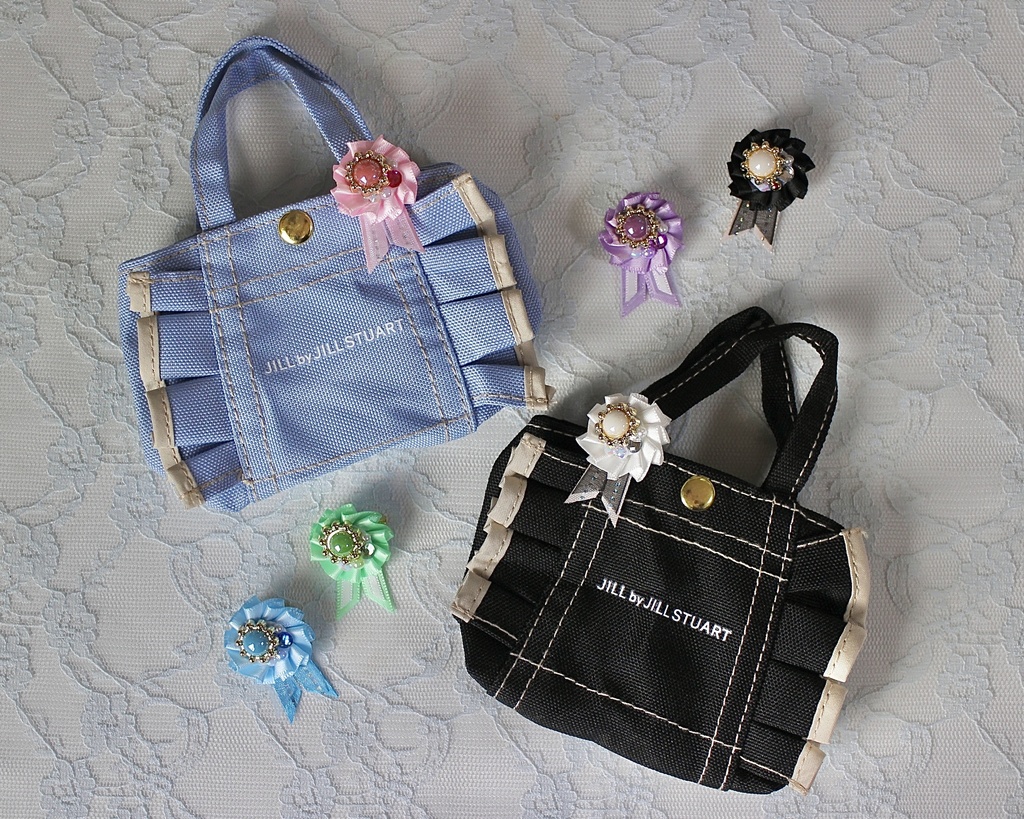 10cm〜ぬい・ドール用ロゼットブローチ