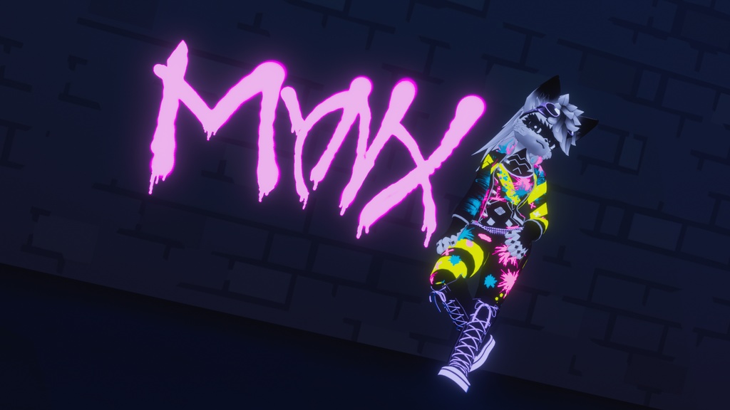Mynx - VRChat 3.0 Avatar「ミンクス」VRCHAT3Dモデル