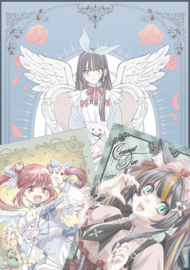 イラスト集【Lovely】ポストカード２種付き