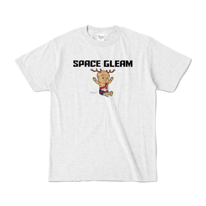 せんとくんとSPACE GLEAMのコラボTシャツ フロントプリント