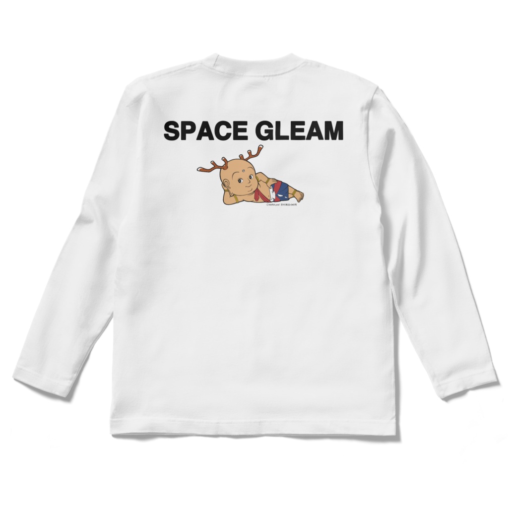 一休みせんとくんとSPACE GLEAMコラボ バックプリント
