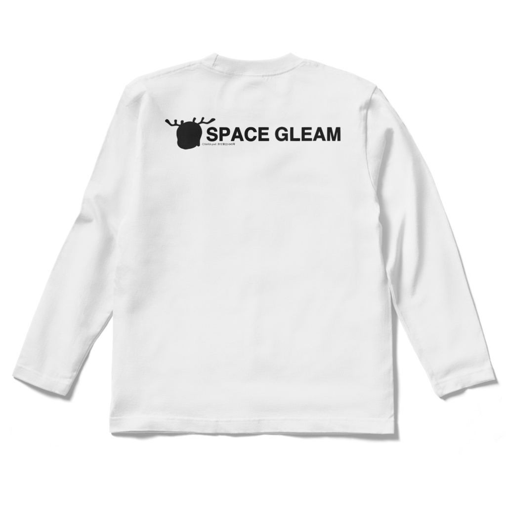 シルエットせんとくんとSPACE GLEAMコラボ　バックプリント