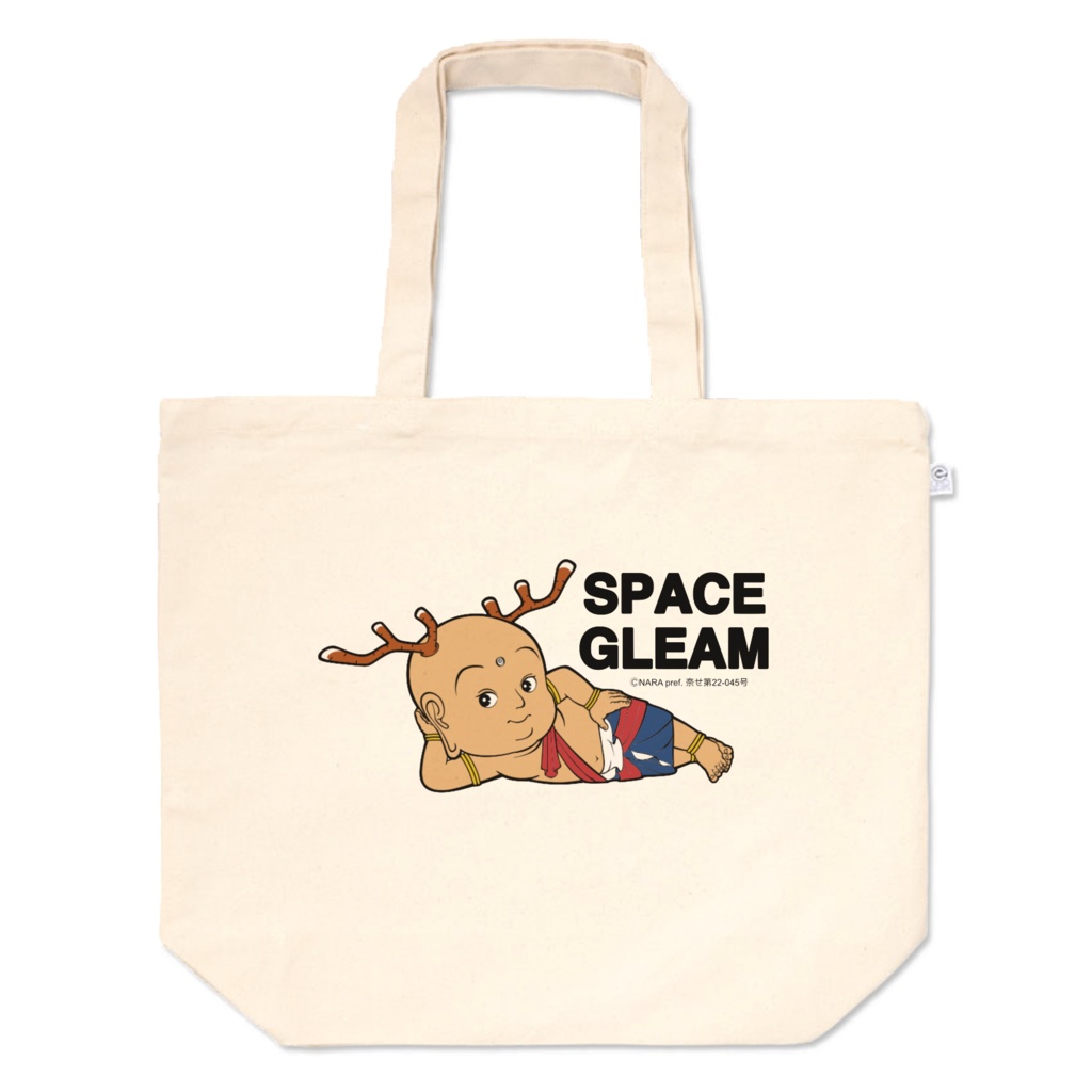 一休みせんとくんとSPACE GLEAMコラボトート