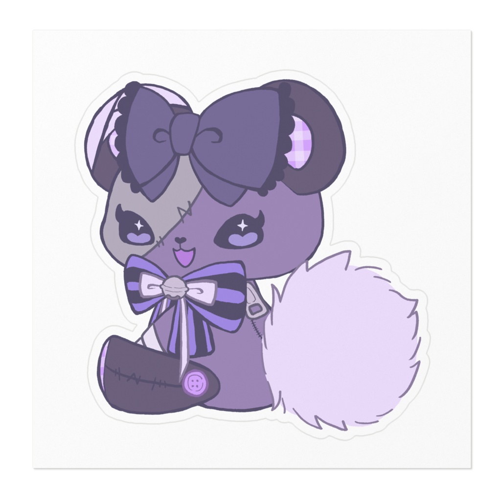 【 月熊やみ 】ステッカー第1弾