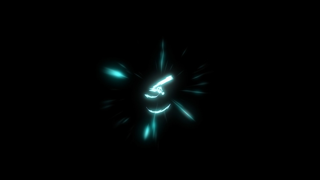 【AfterEffects】プロジェクトファイル - アニメ風のエネルギー砲エフェクト