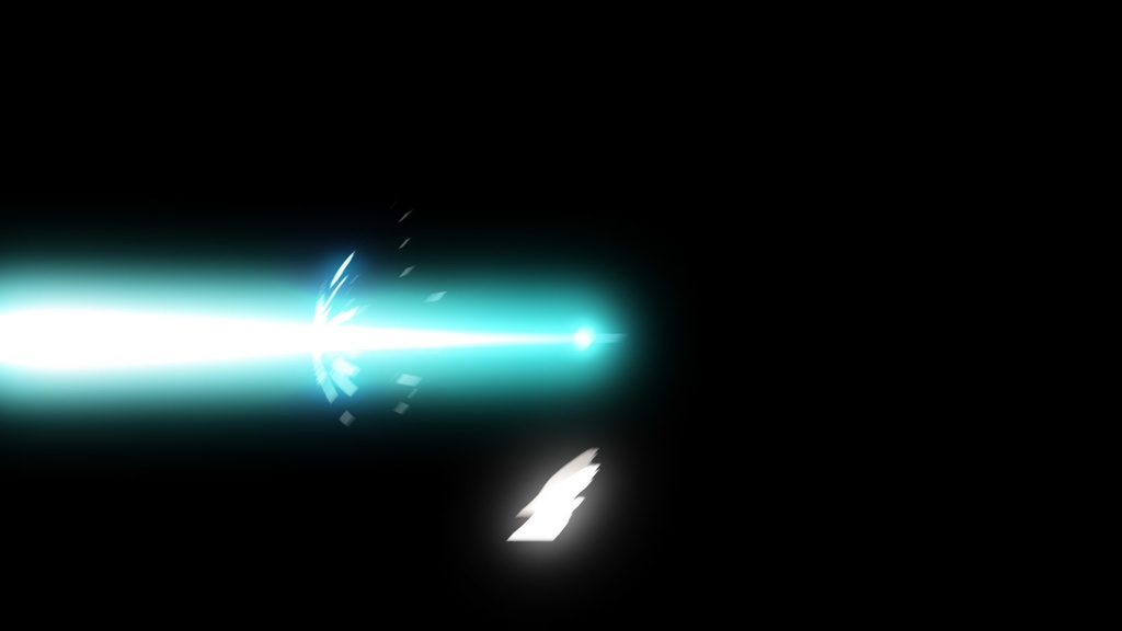 【AfterEffects】プロジェクトファイル - アニメ風のエネルギー砲エフェクト