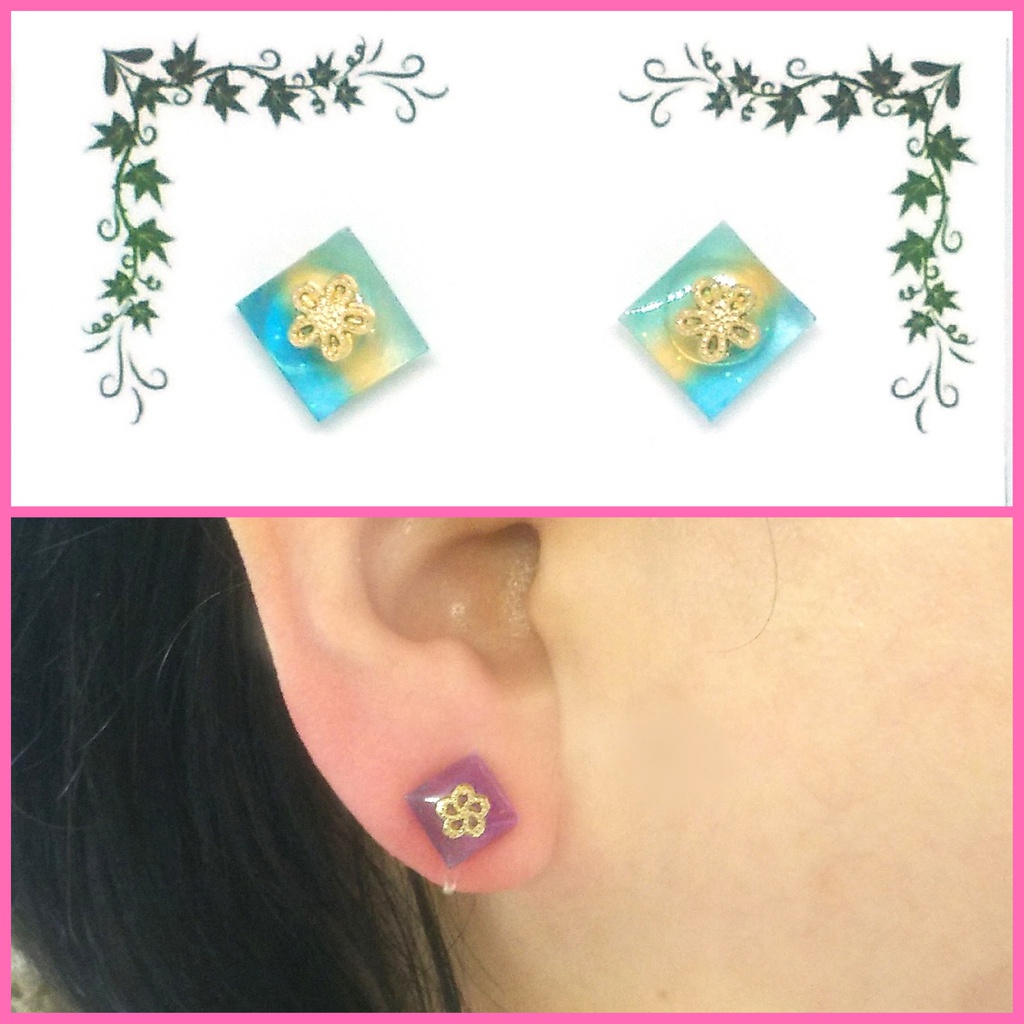 かたなどろっぷ（耳飾り）