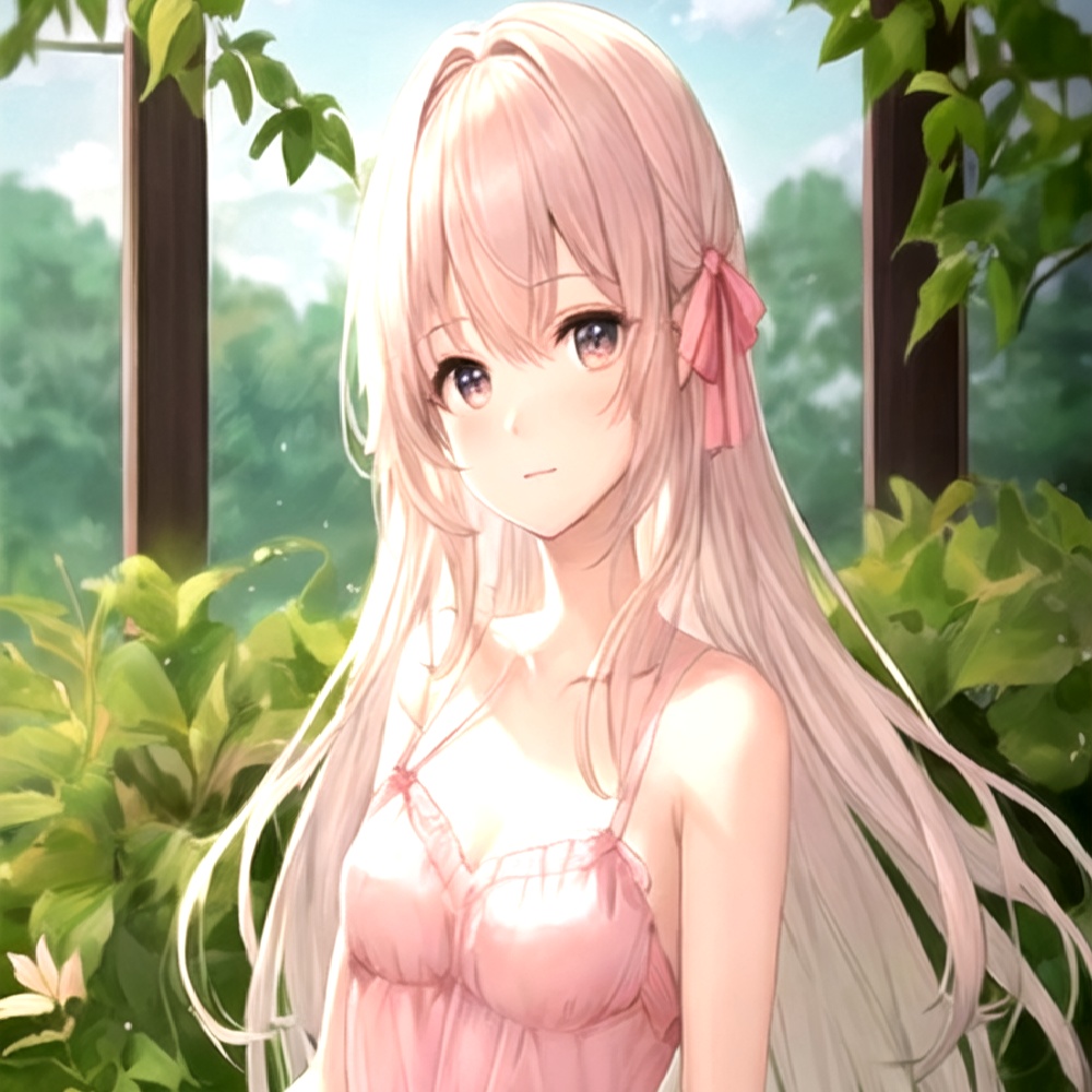 きらめく初夏、ピンクのワンピース（セット）