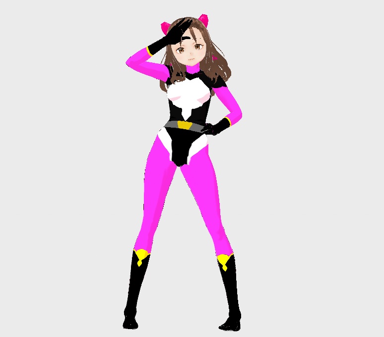 VRoid用花のくの一組コス