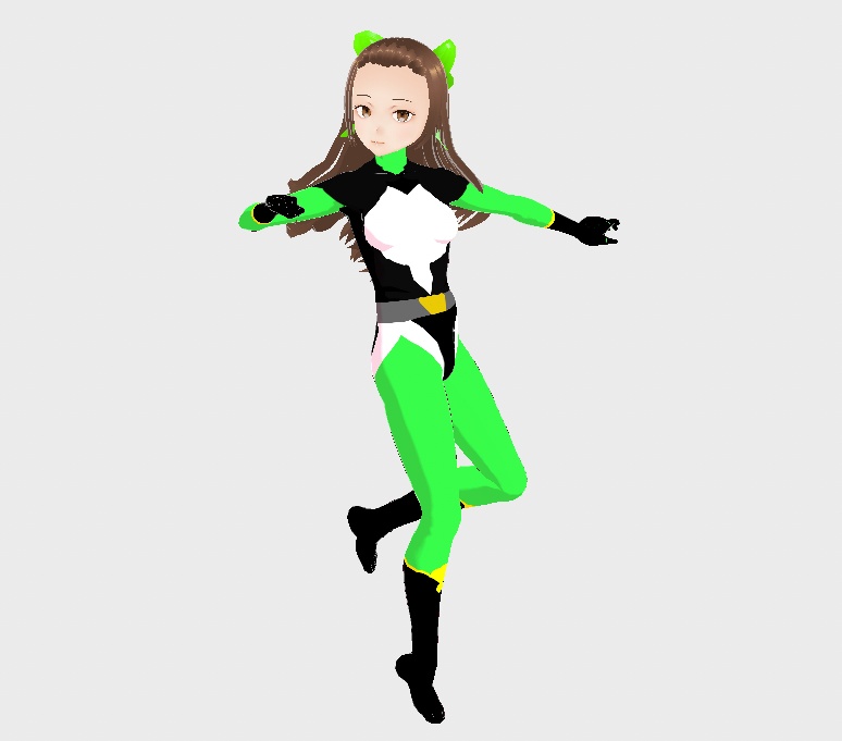 VRoid用花のくの一組コス