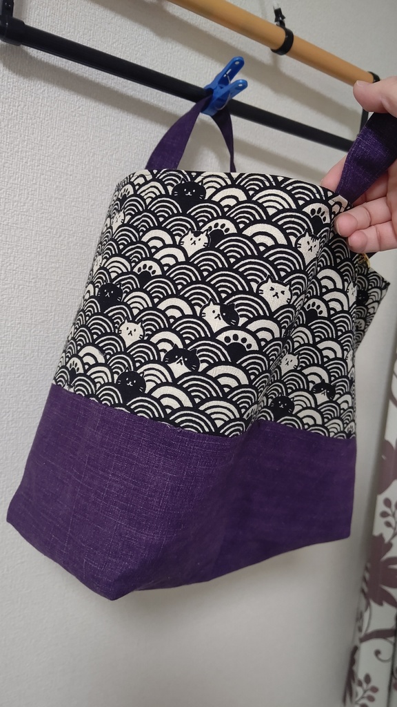 土方さんイメージトートバッグ(ねこ)