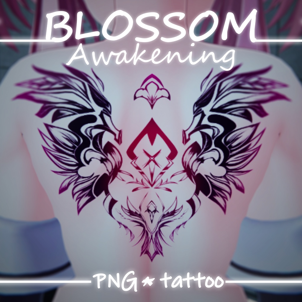  【タトゥー PNG】~Blossom Awakening~Tattoo