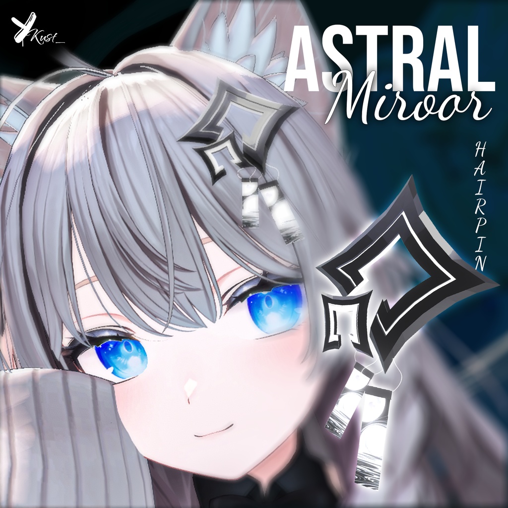 【VRChat】~Astral Mirror Hairpin