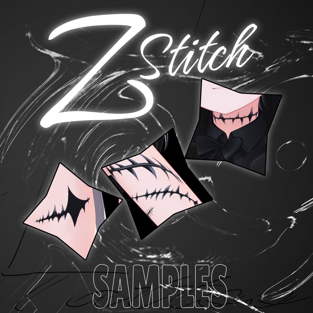 【VRChat】~ZStitch Tattoo 【タトゥー PNG】
