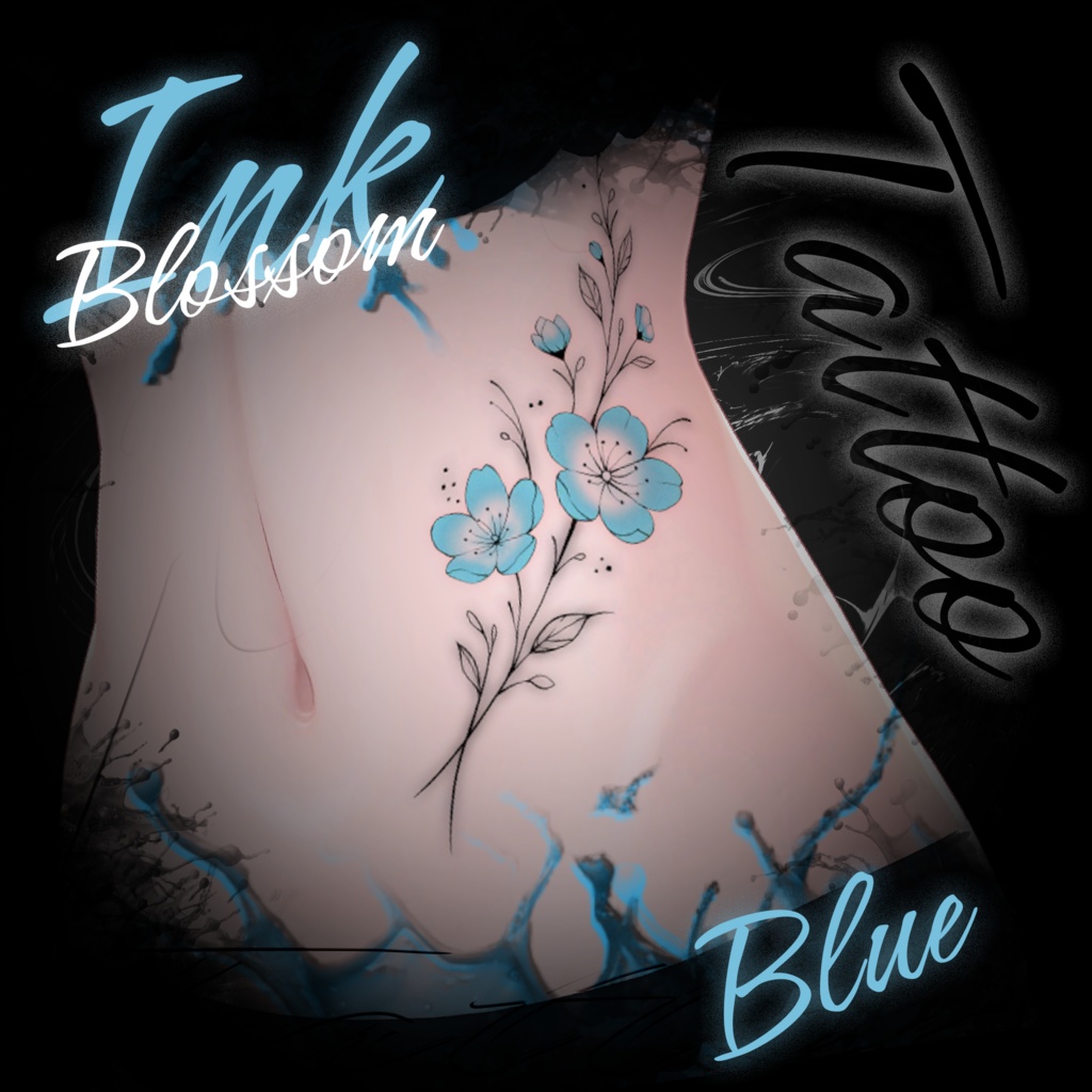 【タトゥー PNG】~Ink Blossom Tattoo (PNG ONLY)