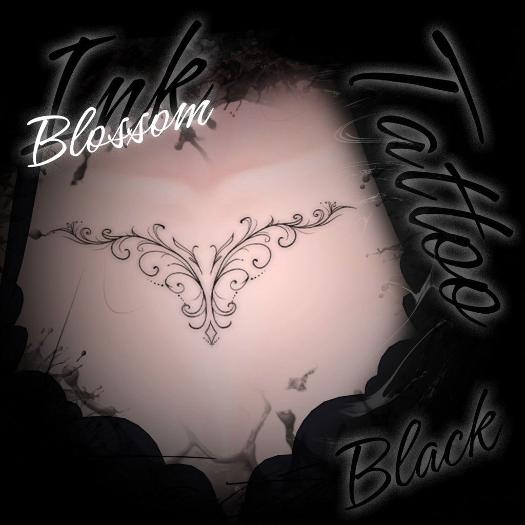 【タトゥー PNG】~Ink Blossom Tattoo (PNG ONLY)