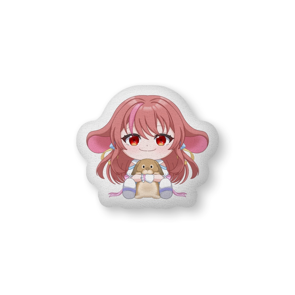 うさちゃんと小さい桜のふかふかクッション【常設】