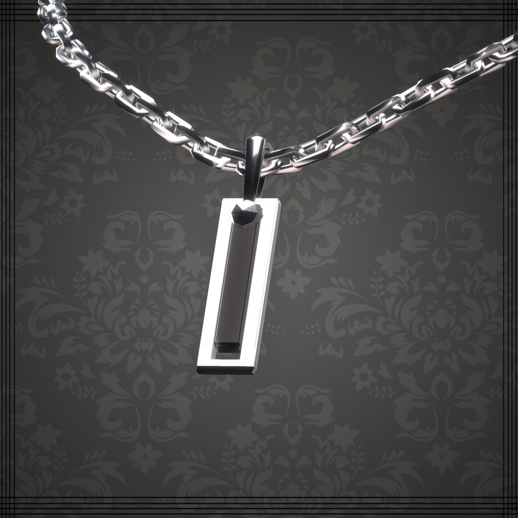 SIMPLE4 Men`s NECK LACE 🍀【多数アバター対応】