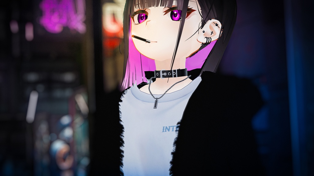 SIMPLE4 Men`s NECK LACE 🍀【多数アバター対応】