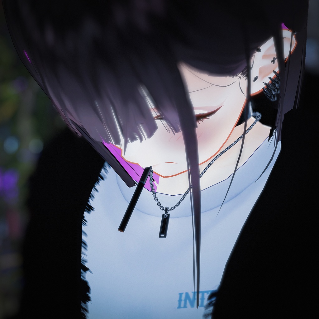 SIMPLE4 Men`s NECK LACE 🍀【多数アバター対応】