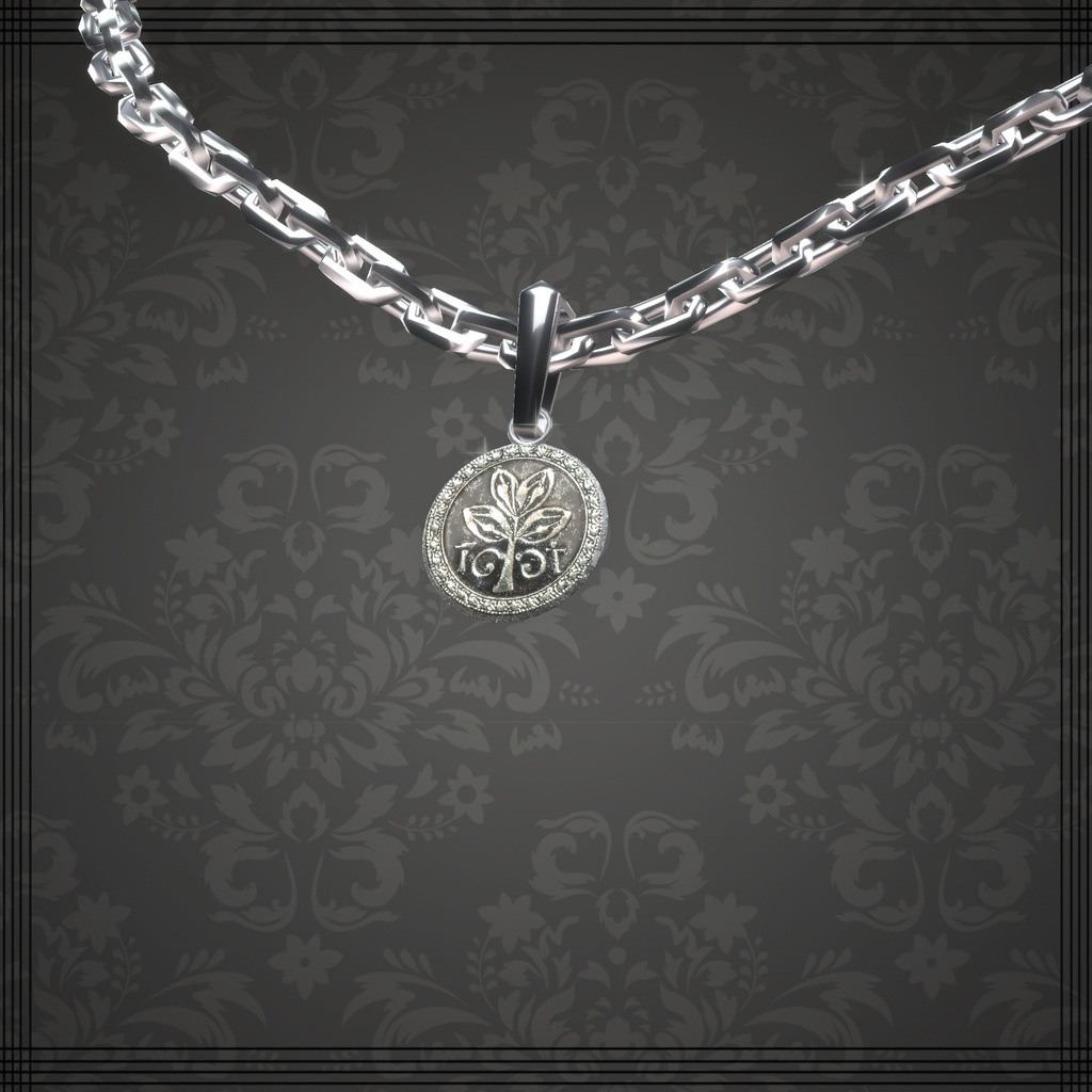 SIMPLE4 Men`s NECK LACE 🍀【多数アバター対応】