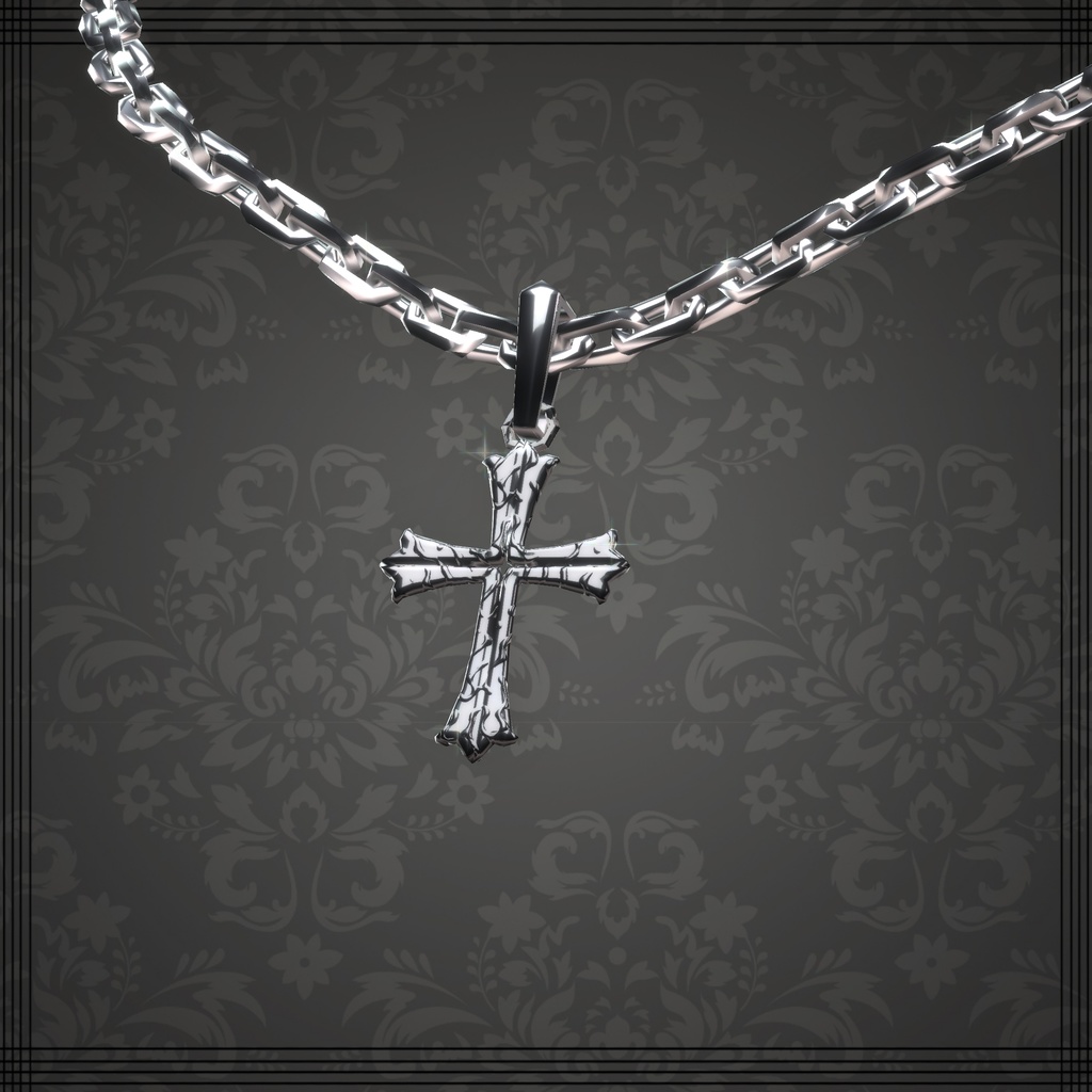 SIMPLE4 Men`s NECK LACE 🍀【多数アバター対応】