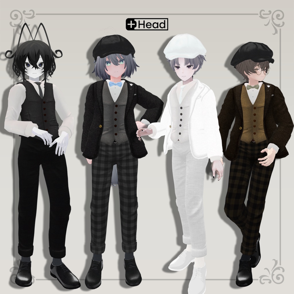 NSBOY2.0【Kuuta/Haolan/+Head】MA対応 少年探偵風衣装