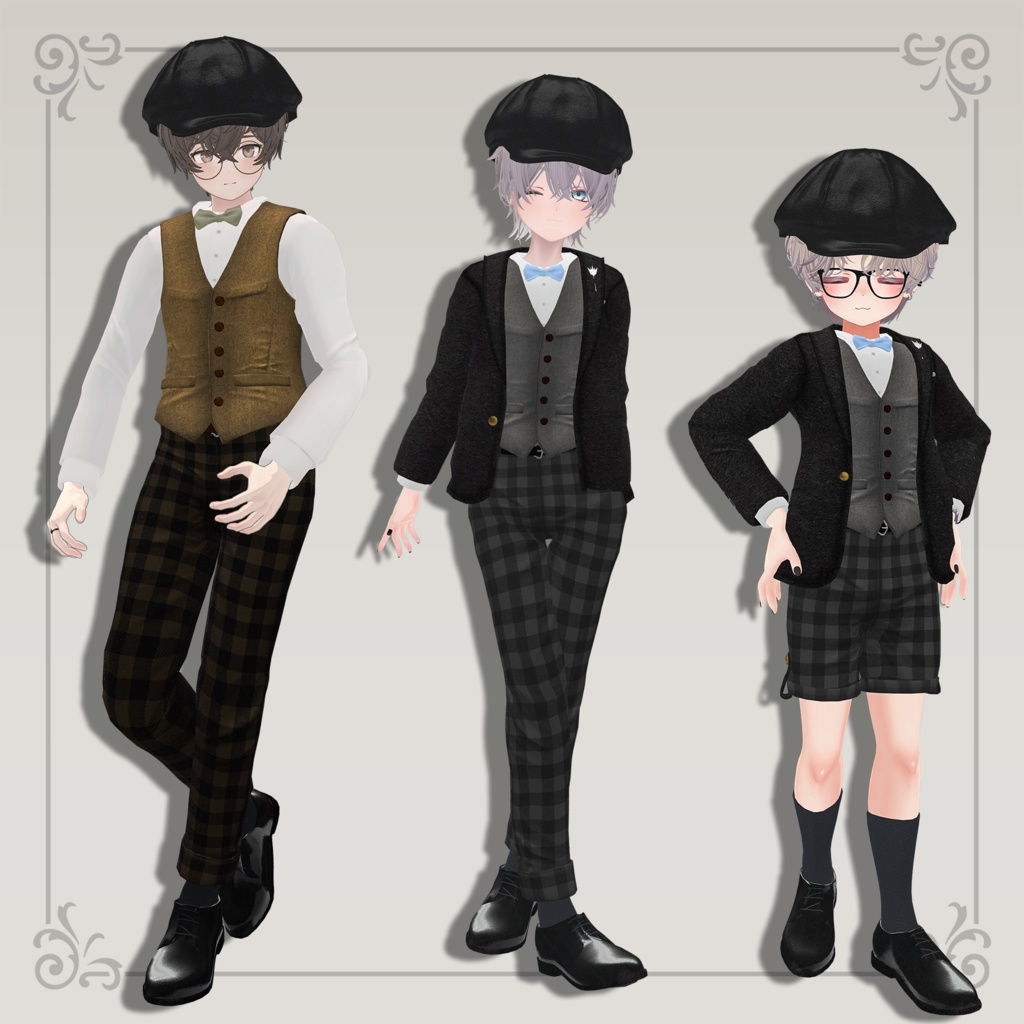 NSBOY2.0【Kuuta/Haolan/+Head】MA対応 少年探偵風衣装