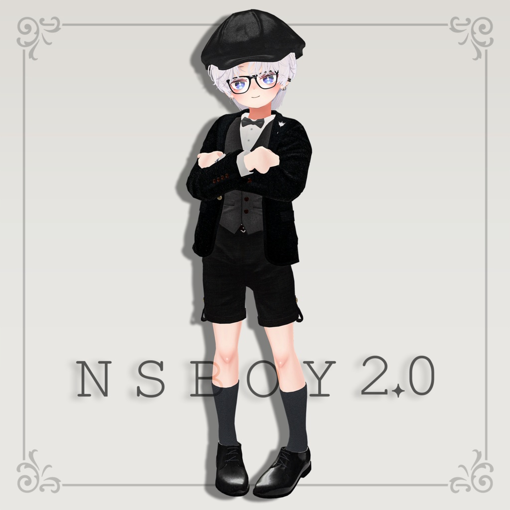 NSBOY2.0【Kuuta/Haolan/+Head】MA対応 少年探偵風衣装