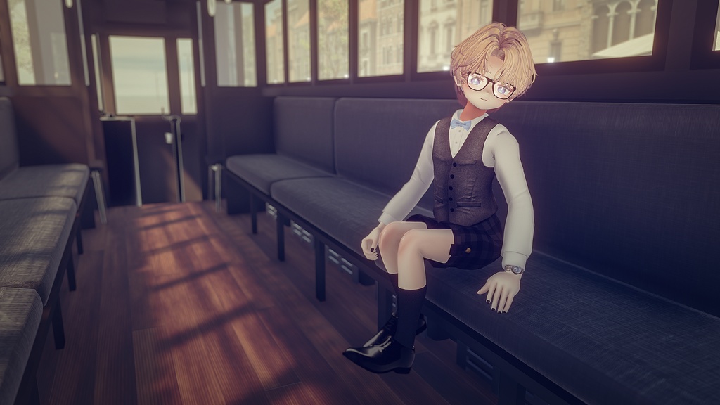 NSBOY2.0【Kuuta/Haolan/+Head】MA対応 少年探偵風衣装