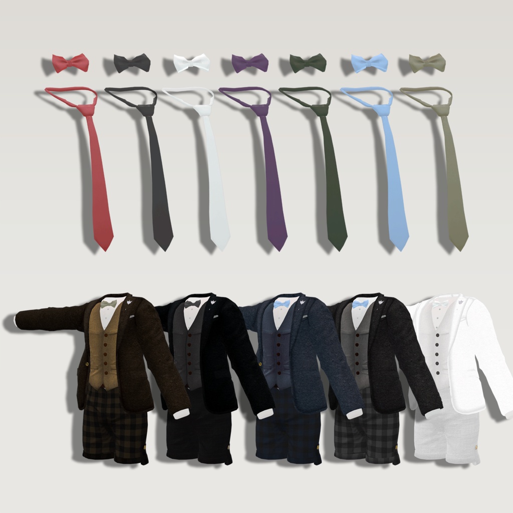 NSBOY2.0【Kuuta/Haolan/+Head】MA対応 少年探偵風衣装