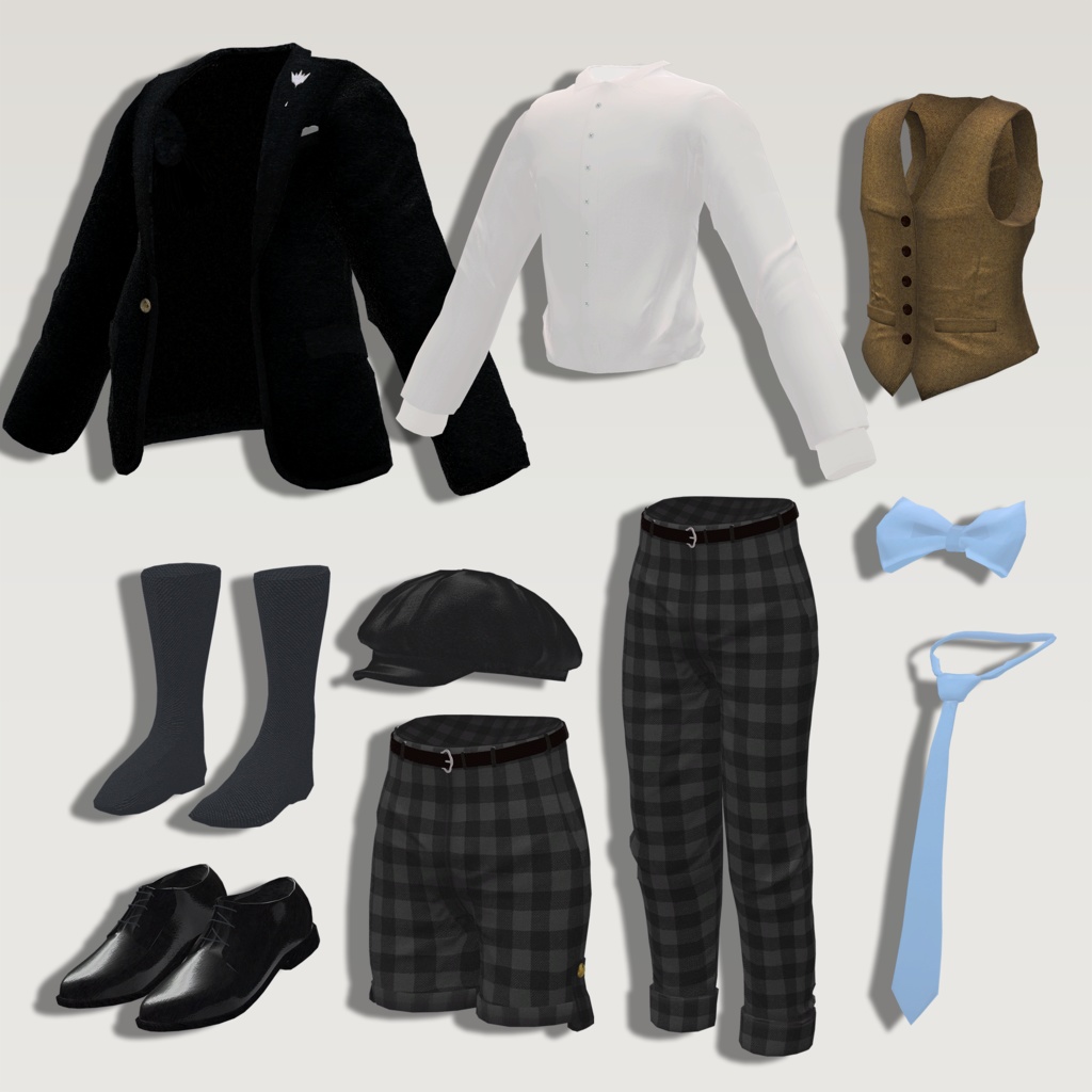 NSBOY2.0【Kuuta/Haolan/+Head】MA対応 少年探偵風衣装