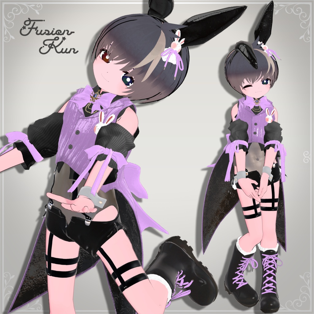 MiracleBunny💛【12アバター対応】少年バニー服