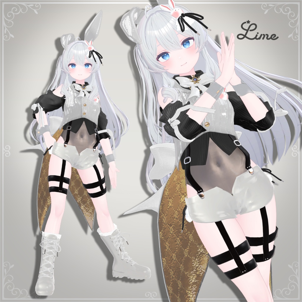 MiracleBunny💛【12アバター対応】少年バニー服