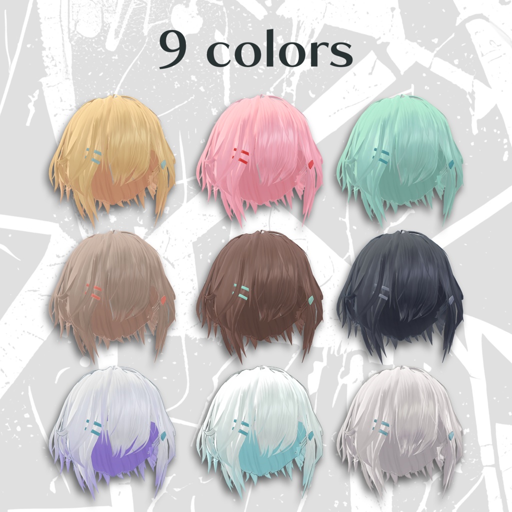 【まめひなた専用】SL+Casual style set(髪型/帽子/ヘッドフォン/サングラス)