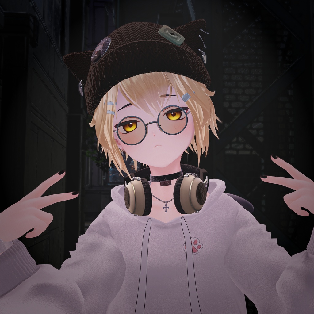 【まめひなた専用】SL+Casual style set(髪型/帽子/ヘッドフォン/サングラス)