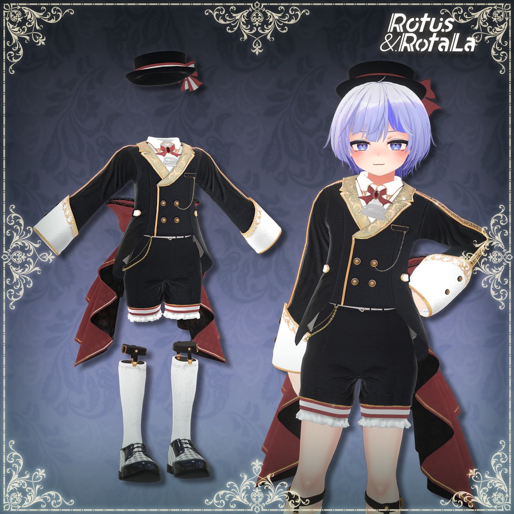 Loyal Sailfin💜【6アバター対応】王子ロリィタ服【MA対応】