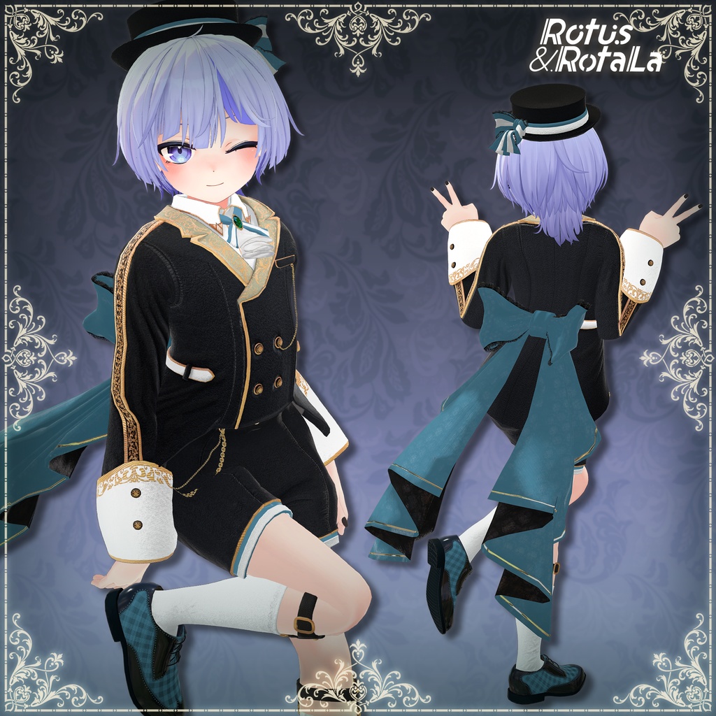 Loyal Sailfin💜【6アバター対応】王子ロリィタ服【MA対応】