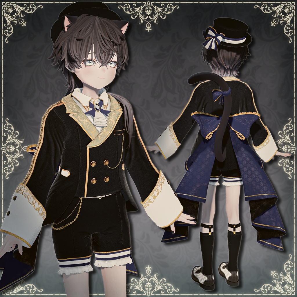 Loyal Sailfin💜【6アバター対応】王子ロリィタ服【MA対応】