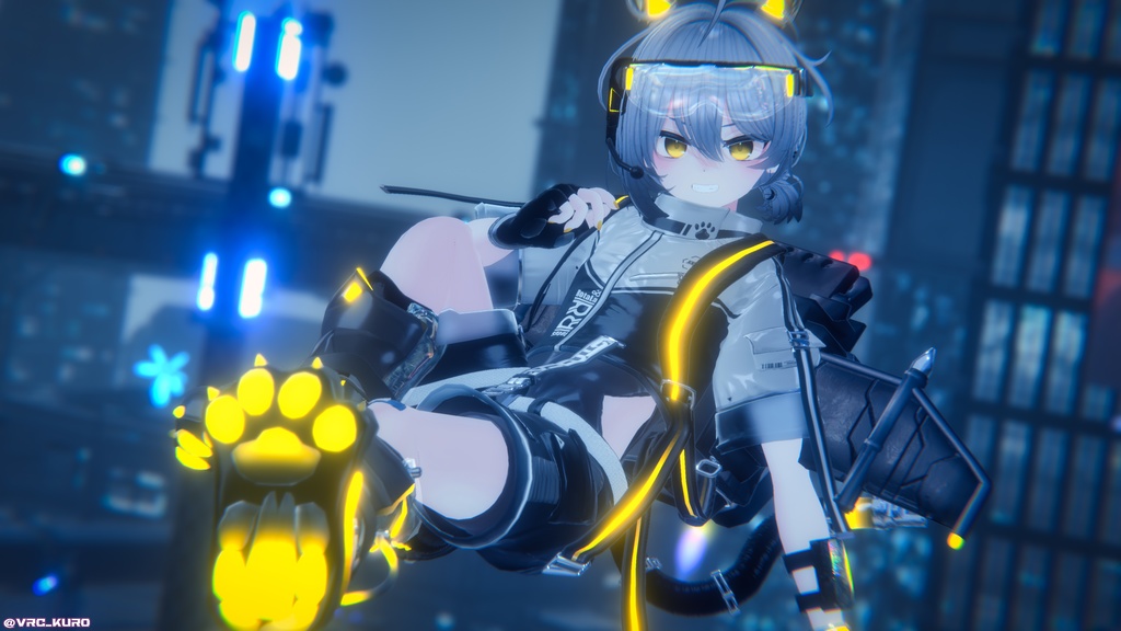 【11アバター対応】AstroCat🚀宇宙服【ギミックあり/MA対応】