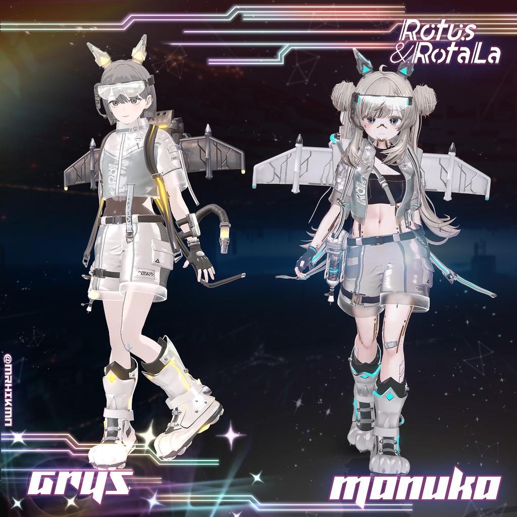 【11アバター対応】AstroCat🚀宇宙服【ギミックあり/MA対応】