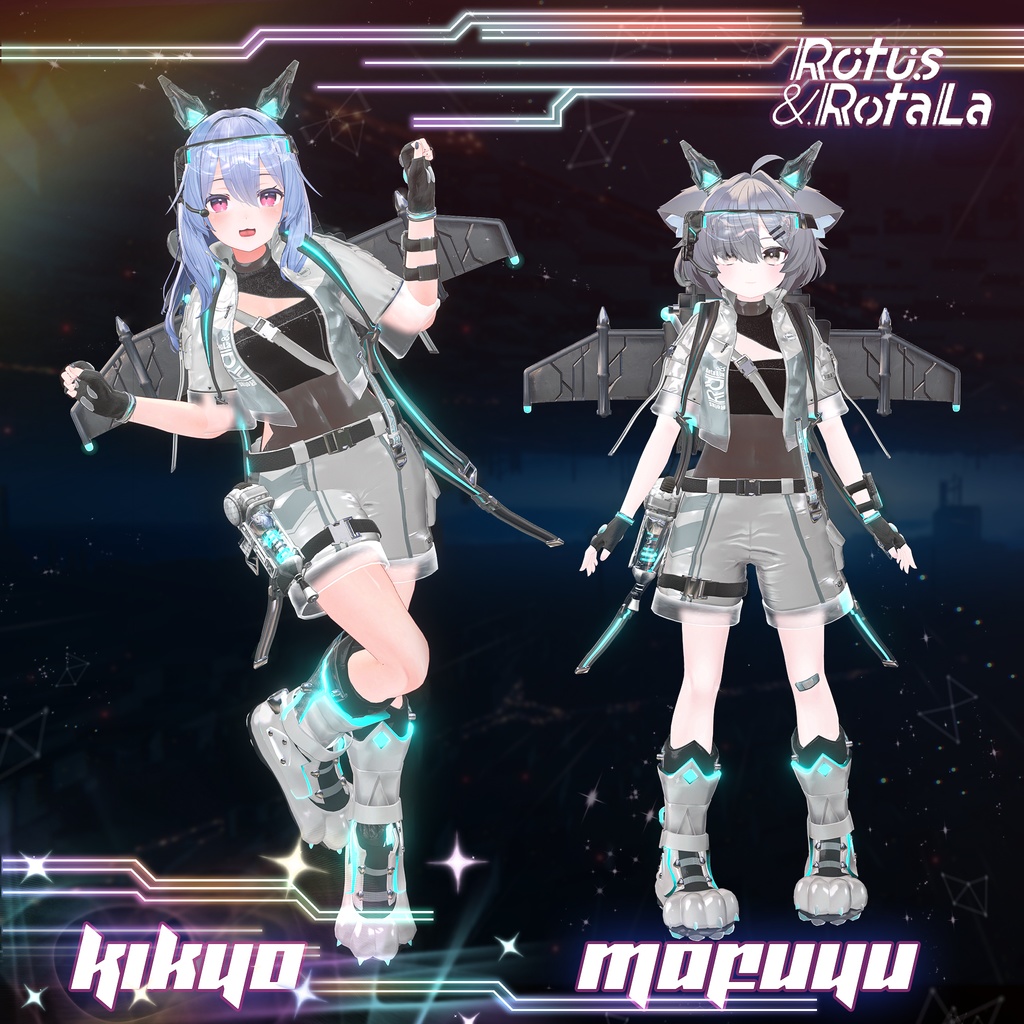 【11アバター対応】AstroCat🚀宇宙服【ギミックあり/MA対応】