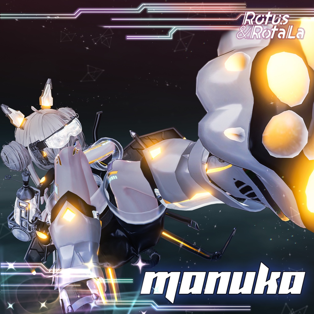 【11アバター対応】AstroCat🚀宇宙服【ギミックあり/MA対応】